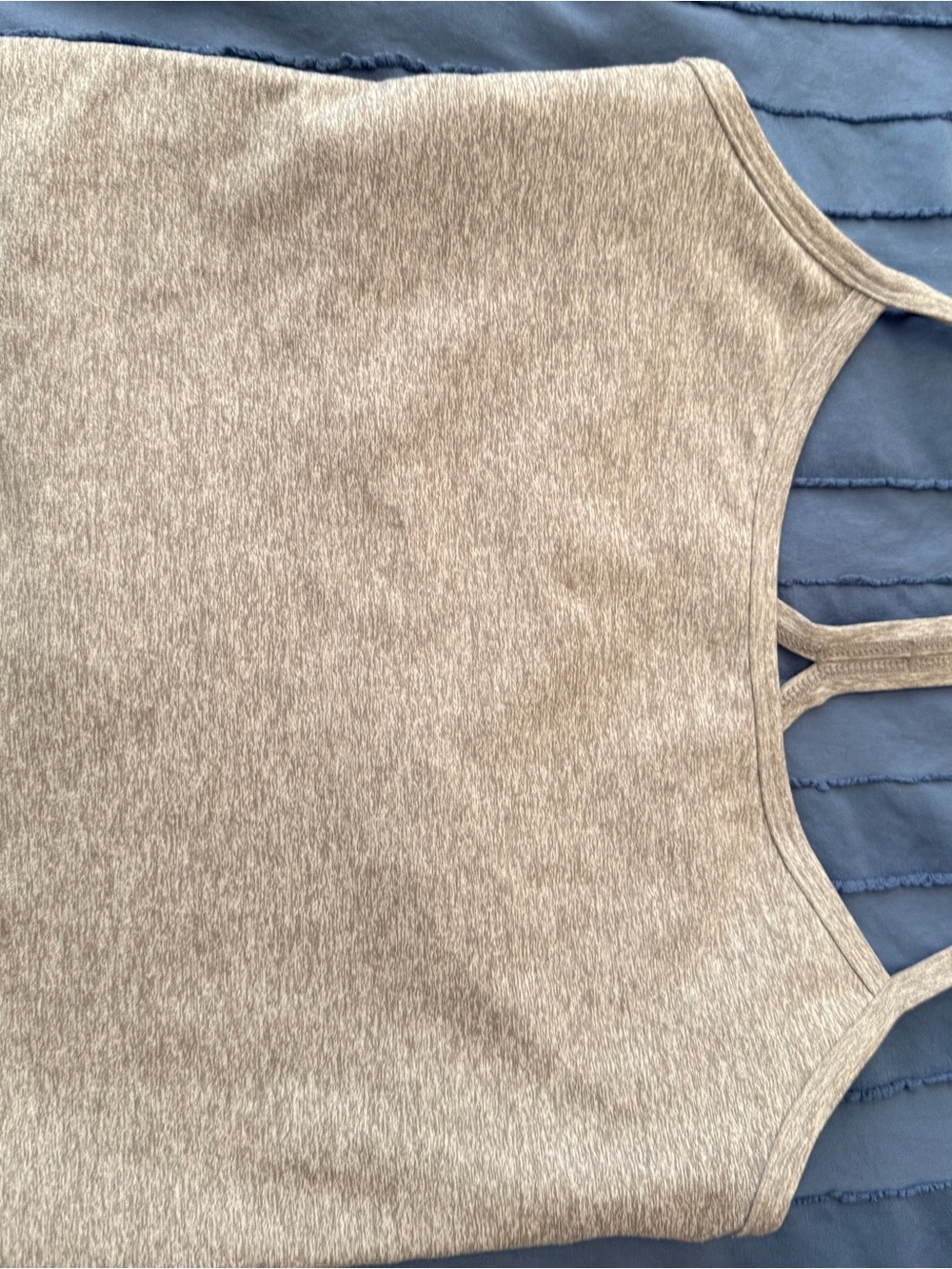 Beyond Yoga Heather Grey Strappy Camisole